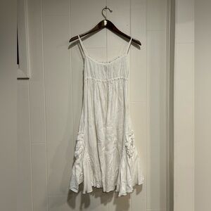Juicy Couture White Sundress Boho Babydoll Style size P